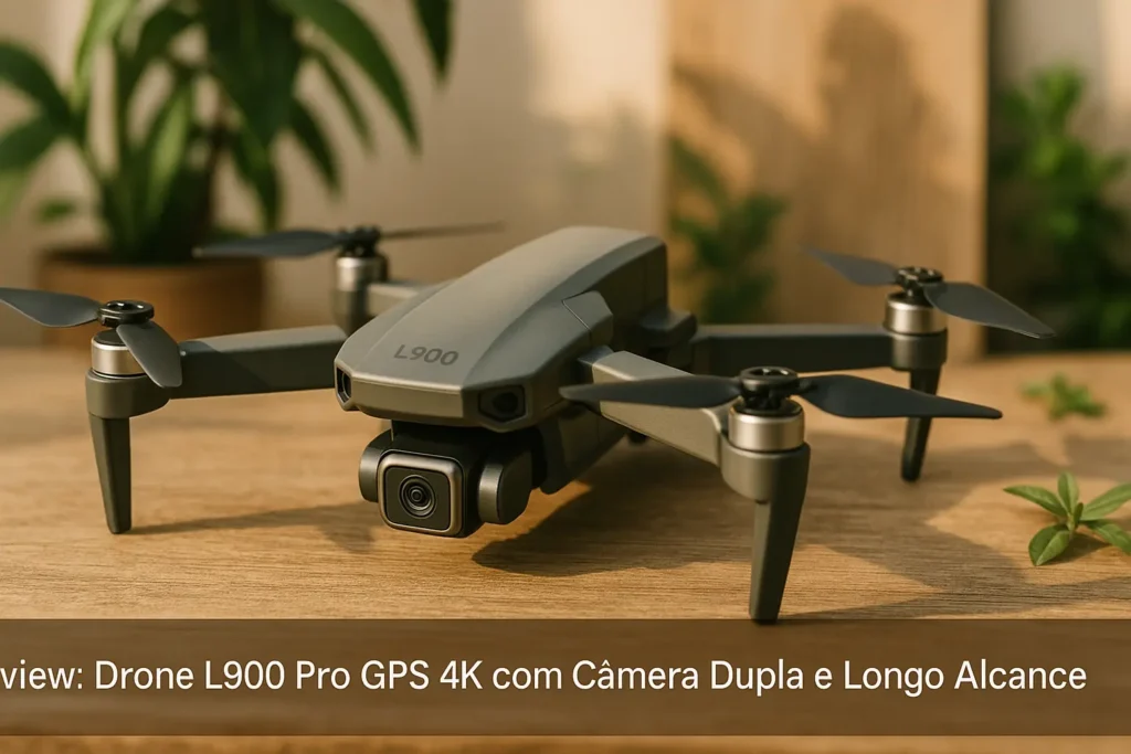 Drone L900 Pro Gps 4K com Câmera Dupla e Longo Alcance