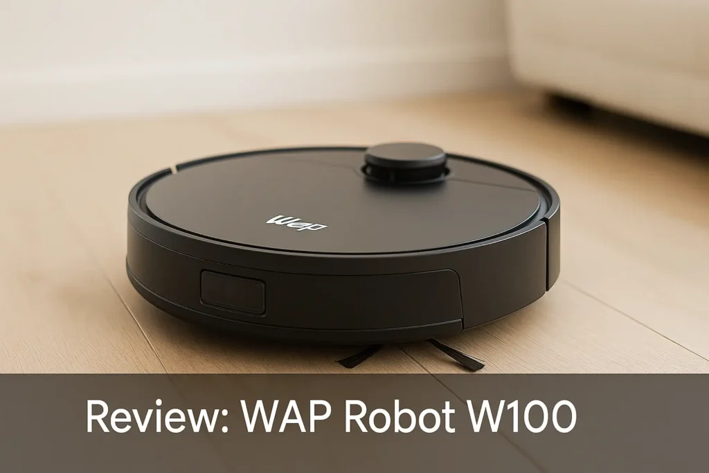 WAP Robot W100: limpeza silenciosa e prática
