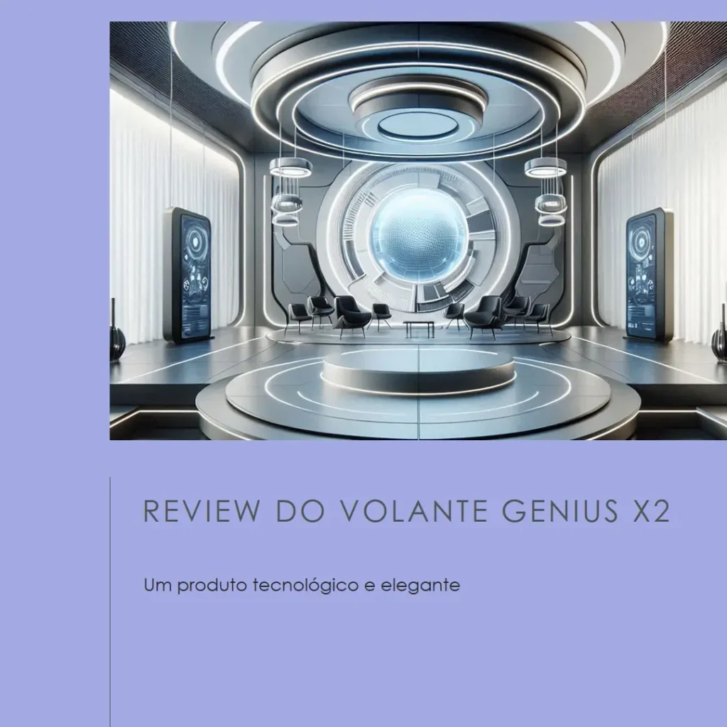 Volante Genius Speedmaster X2 com Compatibilidade Total