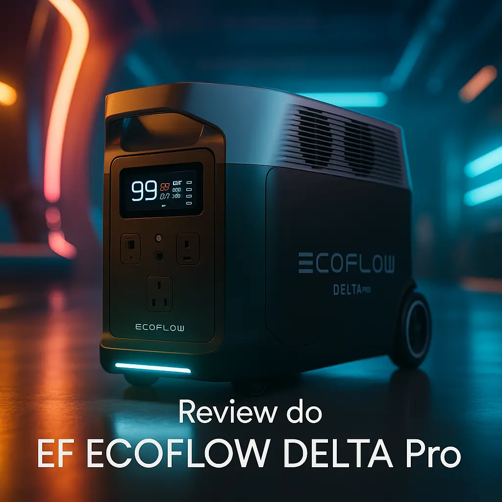 EF ECOFLOW Delta Pro: Potência, Versatilidade e Mobilidade