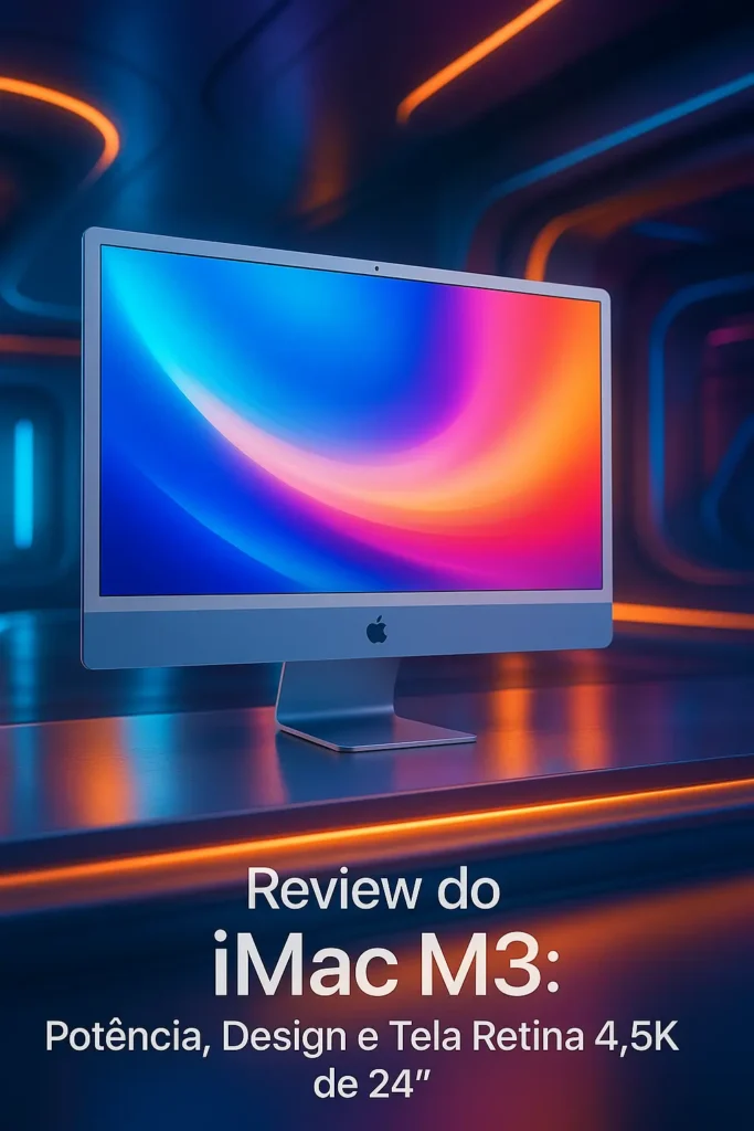 iMac M3: Potência, Design e Tela Retina 4.5K de 24”