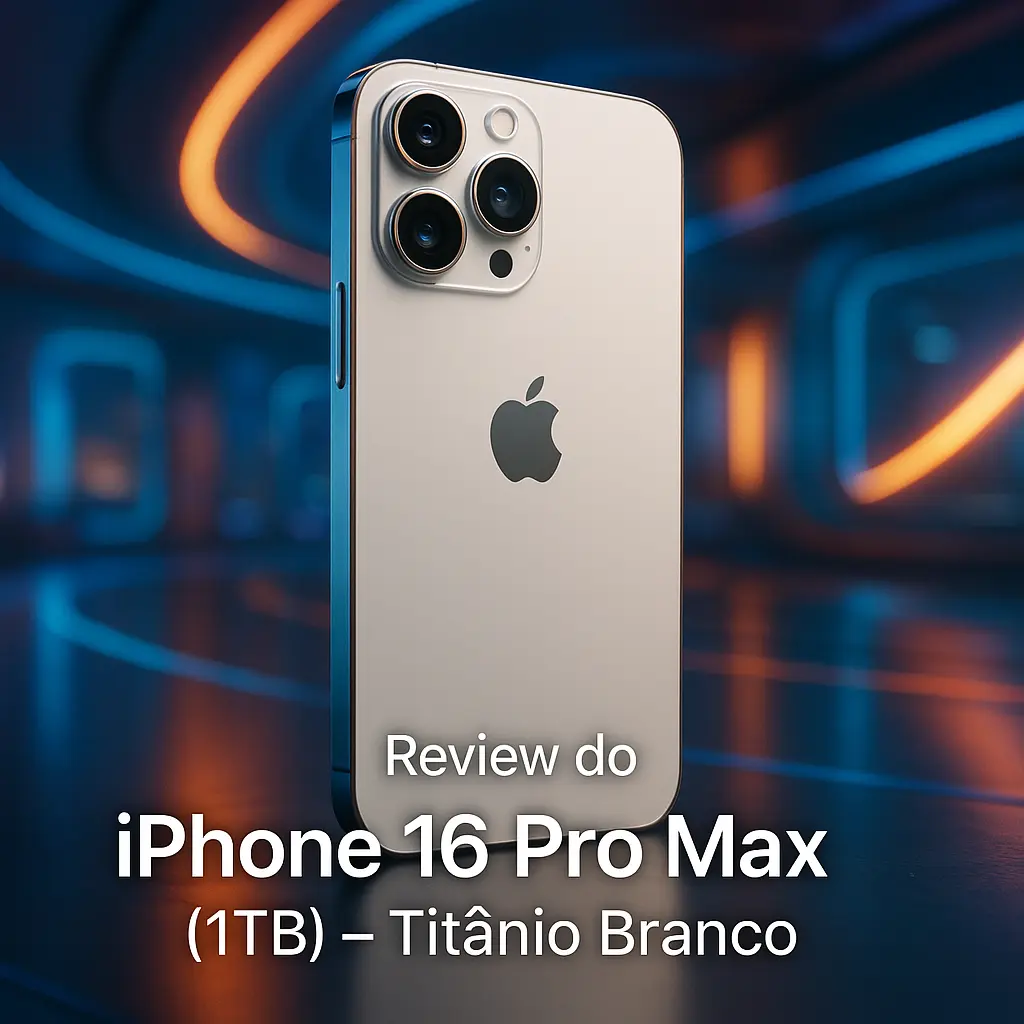 Apple iPhone 16 Pro Max (1 TB) – Titânio Branco: O Poder de um Smartphone Inovador