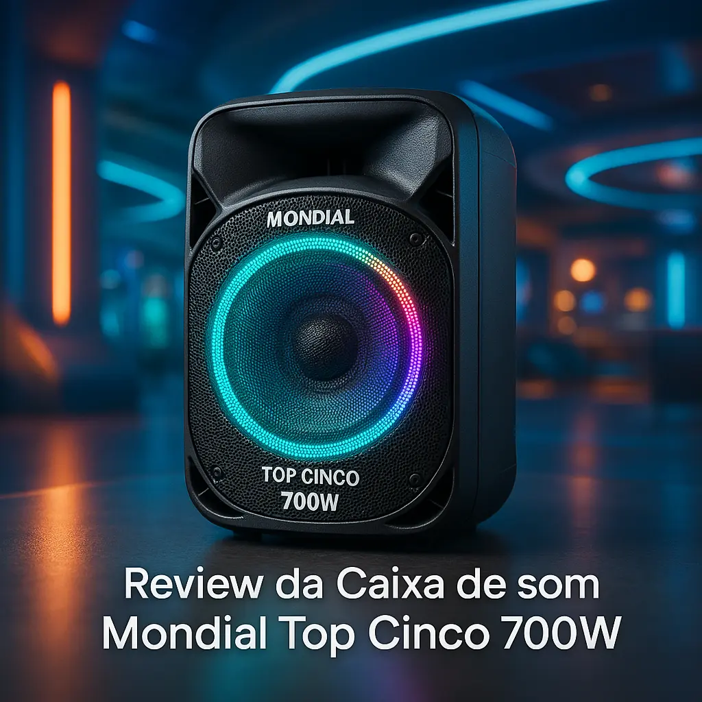 Top Cinco Mondial 700w Caixa de som
