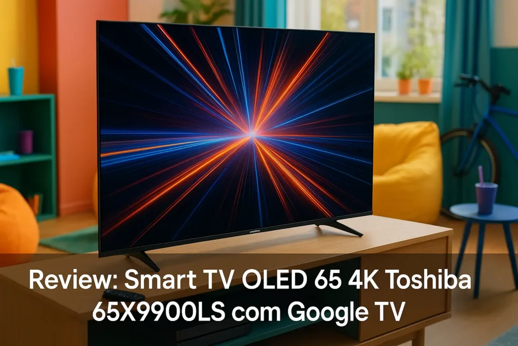 Smart TV OLED 65 4K Toshiba 65X9900LS com Google TV