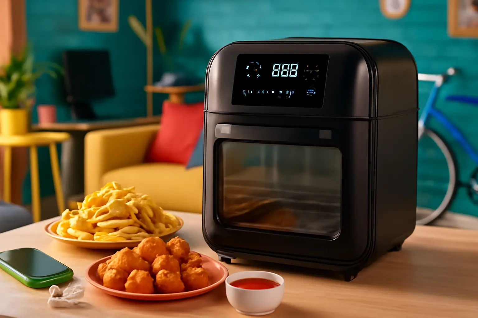 WAP Fritadeira Elétrica Air Fryer OVEN DIGITAL 12 Litros: Potência e Versatilidade