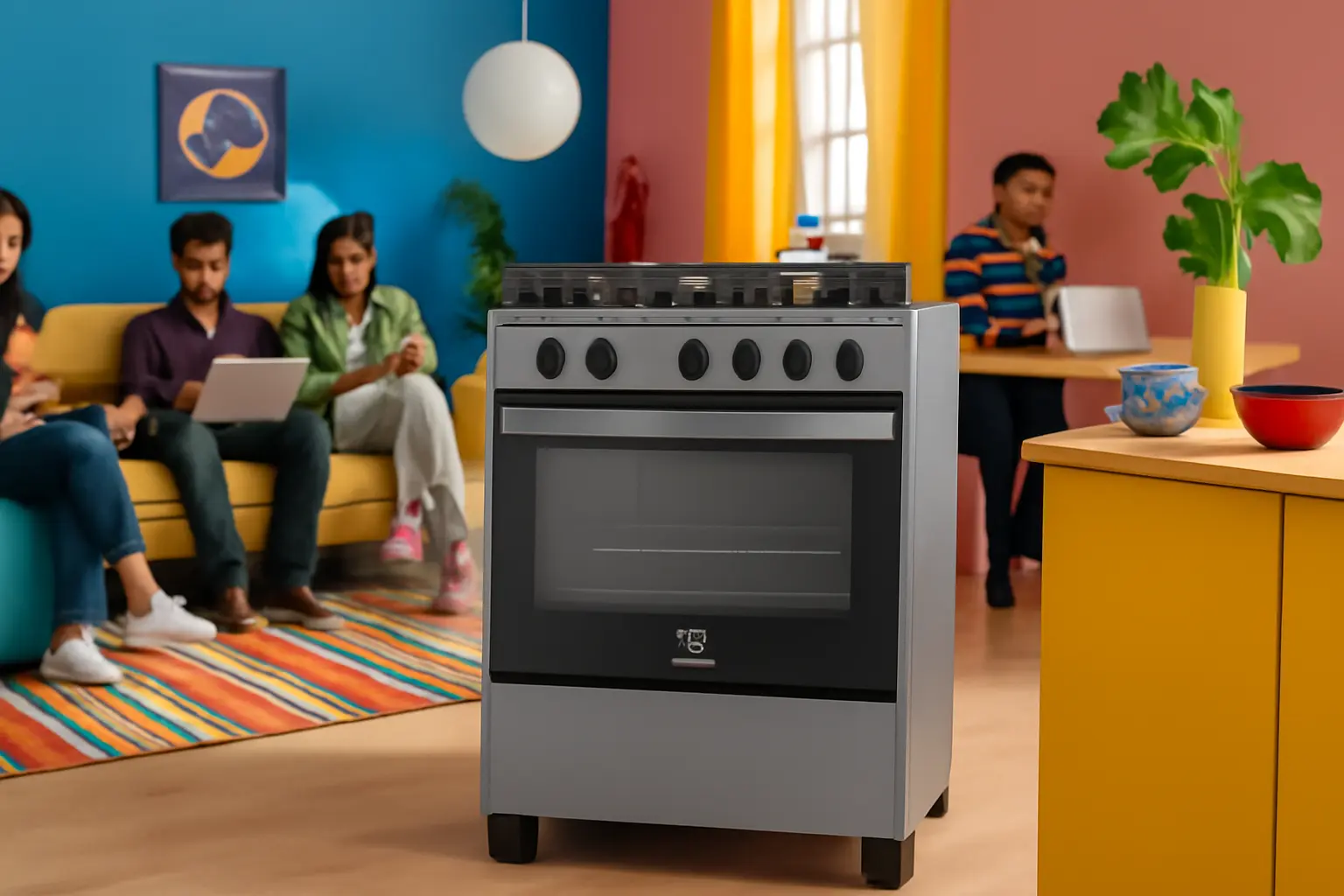 Fogão Electrolux 5 Bocas Efficient com PerfectCook Cinza FE5IC