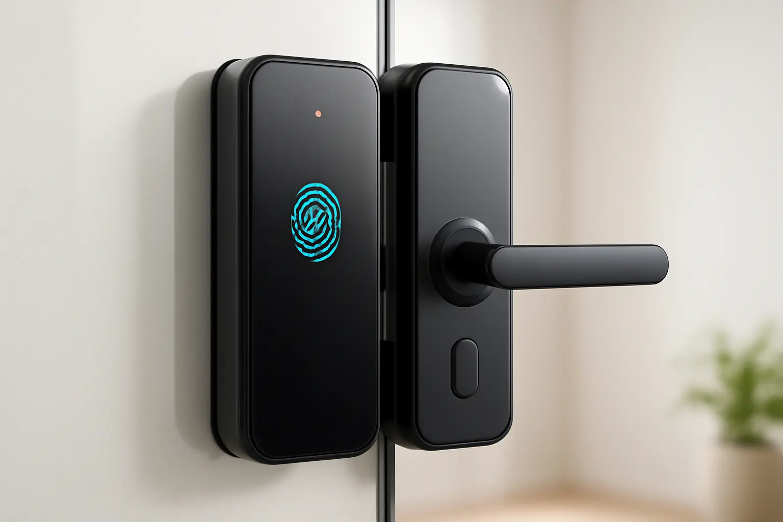 Fechadura Digital Biométrica Vidro: Segurança e Praticidade 5 em 1