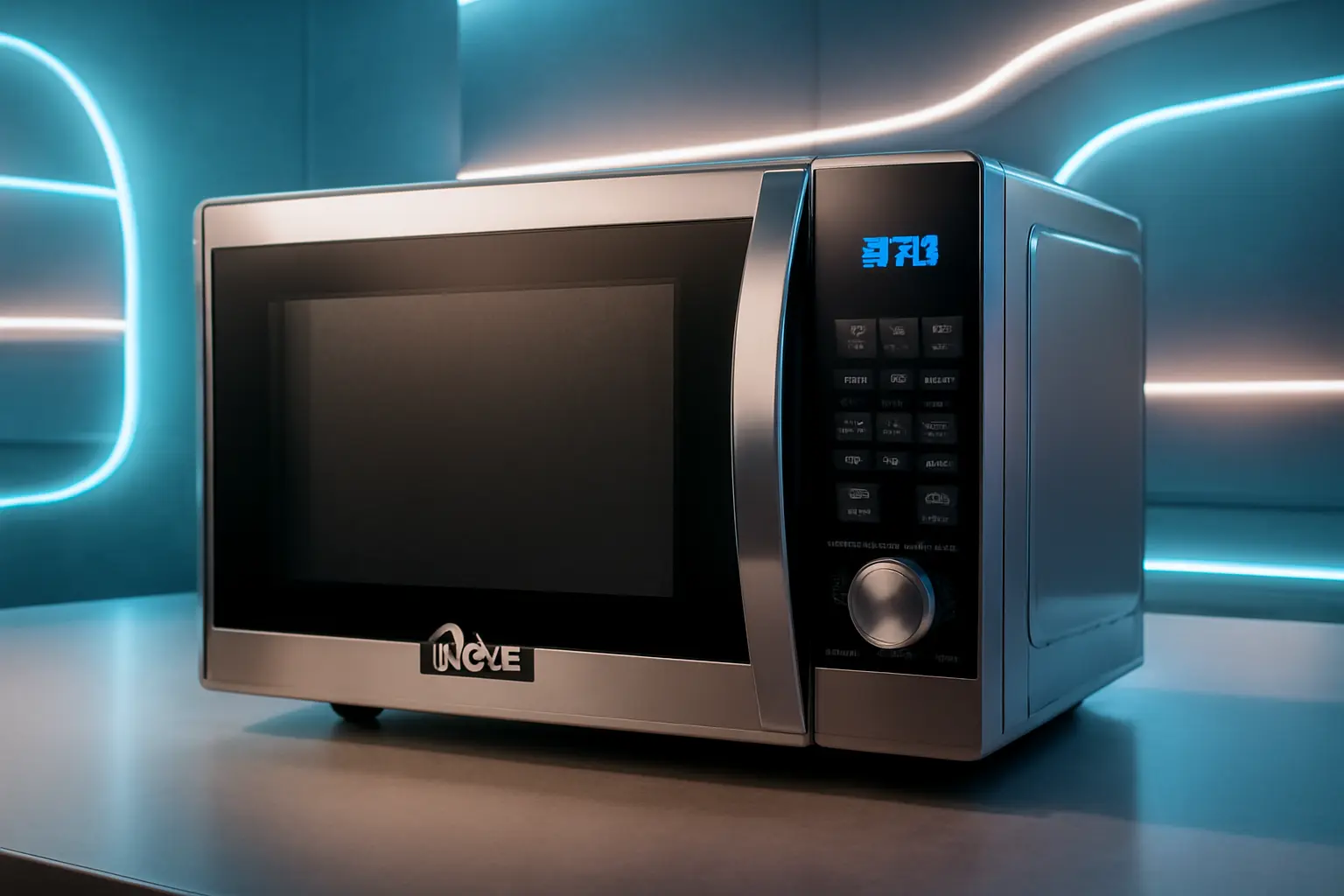 Forno Micro-ondas 27L Prata Espelhado Midea LED 127V MXSA27S1