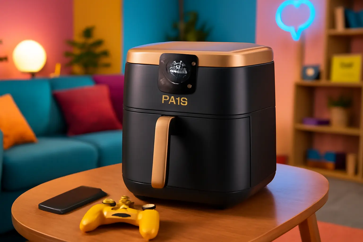 Air Fryer Philco 9L 2000W Cesto Quadrado Gold PAF90B 220V