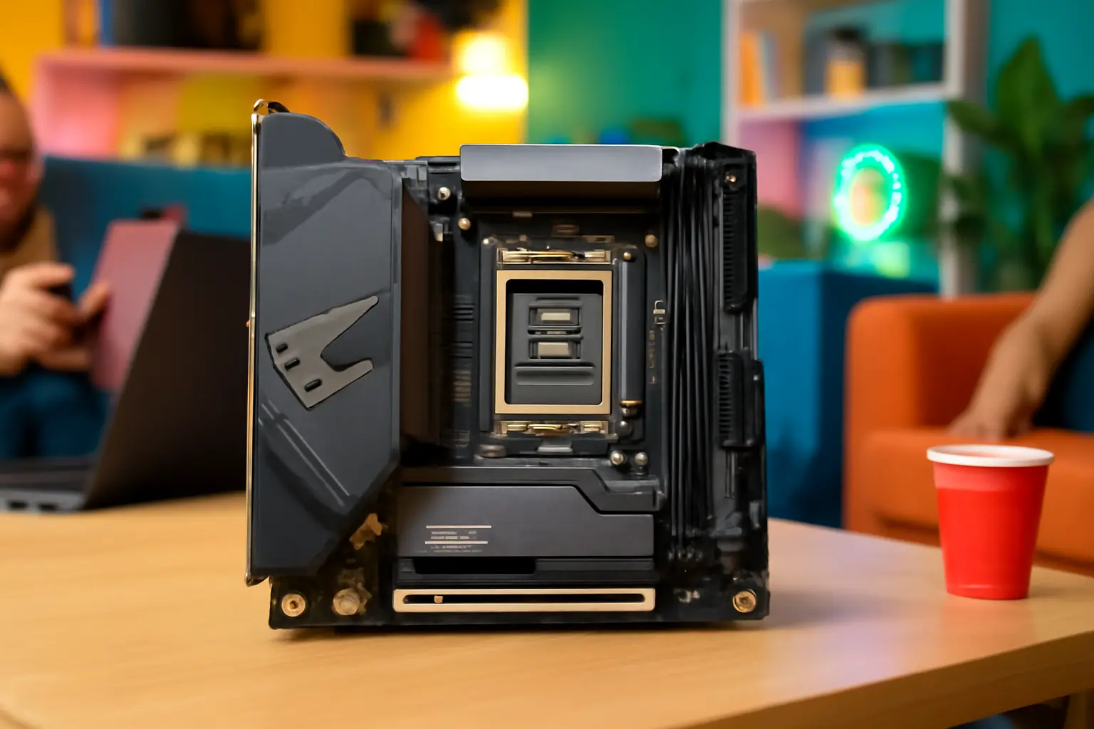 GIGABYTE Placa-mãe B850I AORUS PRO - Desempenho e Conectividade Avançados
