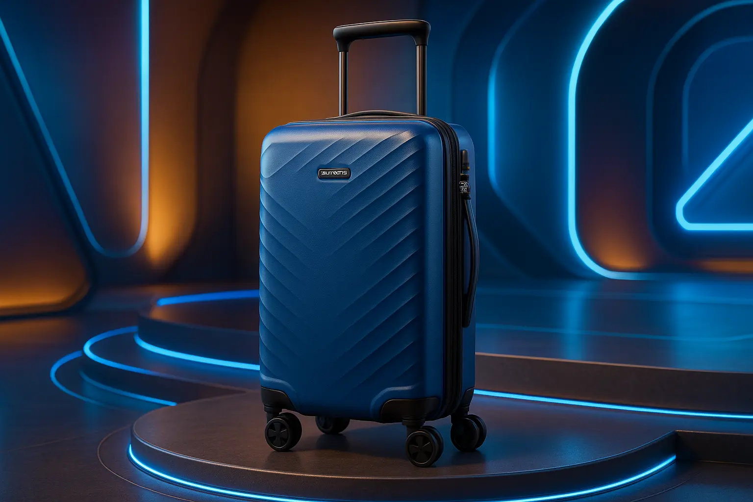 Samsonite Varro Azul Pequena: Compacta, Resistente e Sofisticada