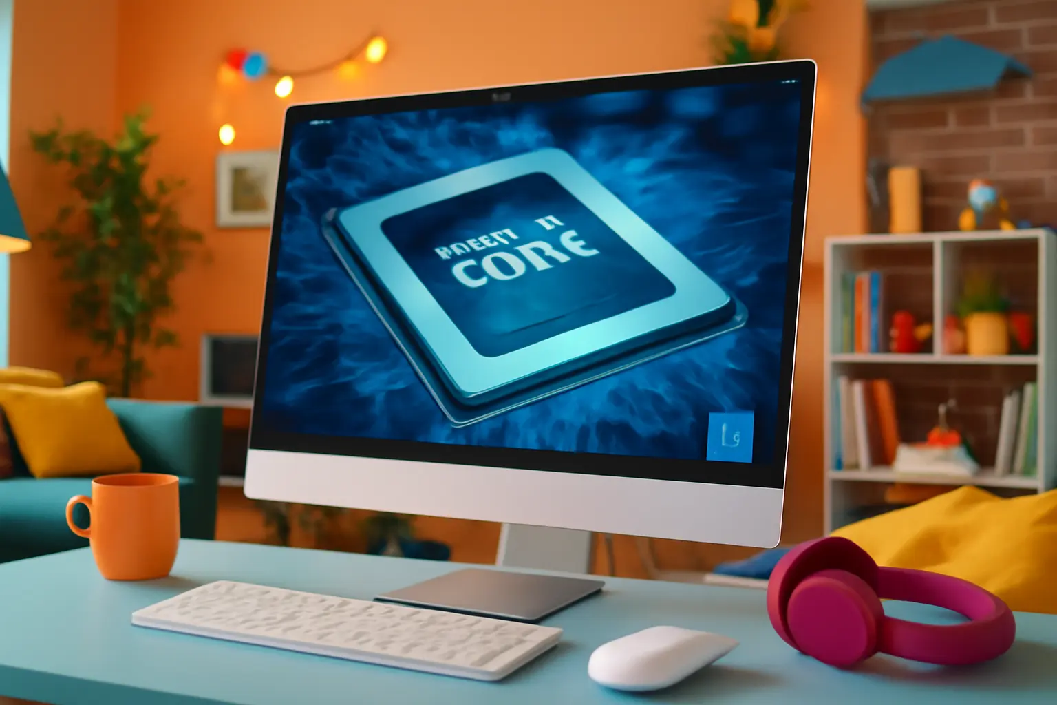 Computador All In One Intel Core i7 21,5" Full HD: Desempenho Imbatível para Seu Home Office