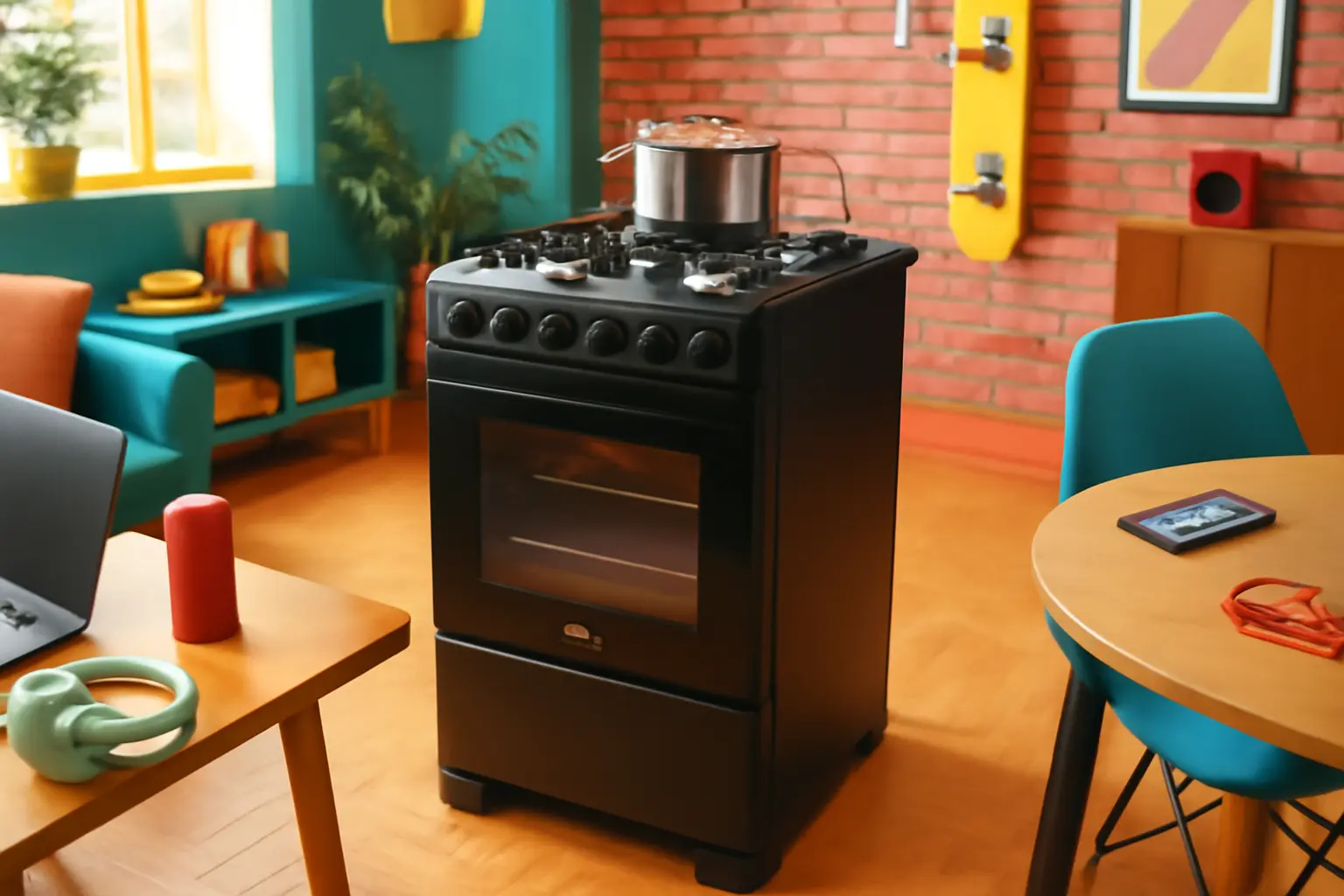 Fogão de Embutir 4 Bocas Electrolux Preto Experience com Mesa de Vidro, PerfectCook e VaporBake (FE4BP) Bivolt