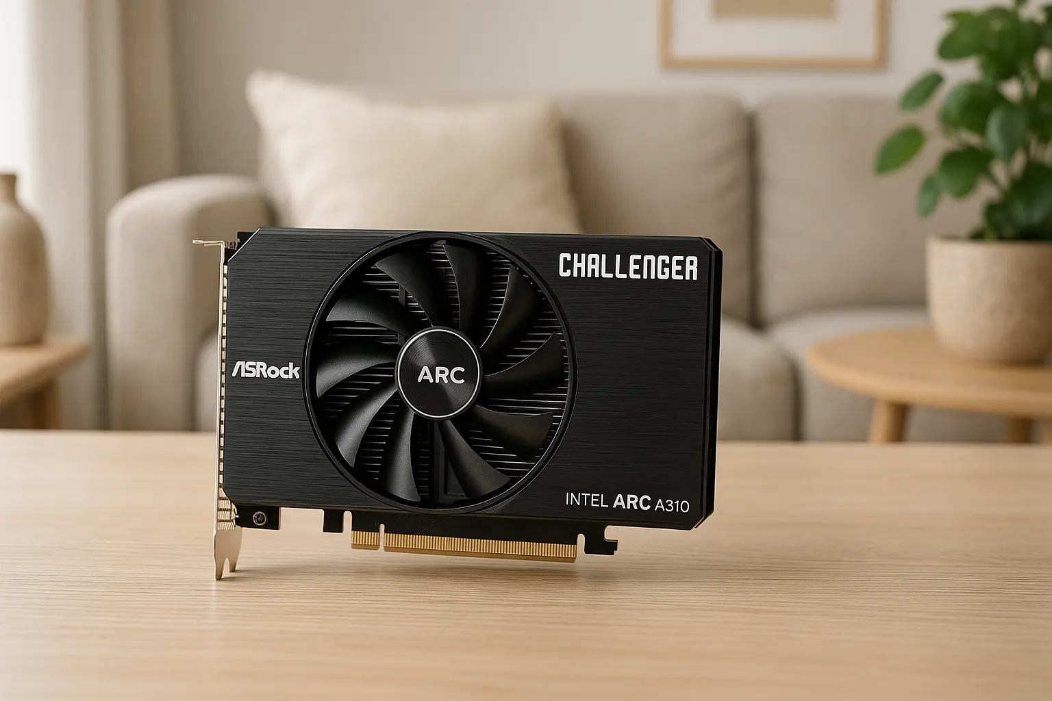 GPU ASRock Intel Arc A310 Challenger: Compacta, Silenciosa e Ideal para Usuários Leves