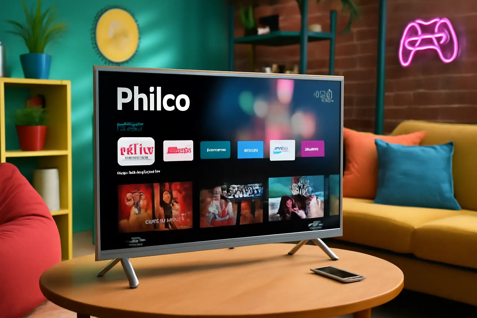 Smart TV Philco 32” LED Dolby Áudio Prata PTV32M9GACGB: Qualidade e Conectividade ao Seu Alcance