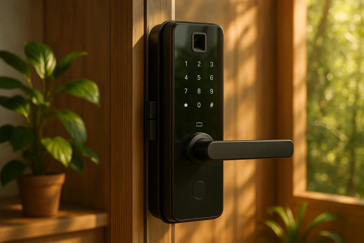 Fechadura Digital Biométrica FDV-200: Segurança para Porta de Vidro