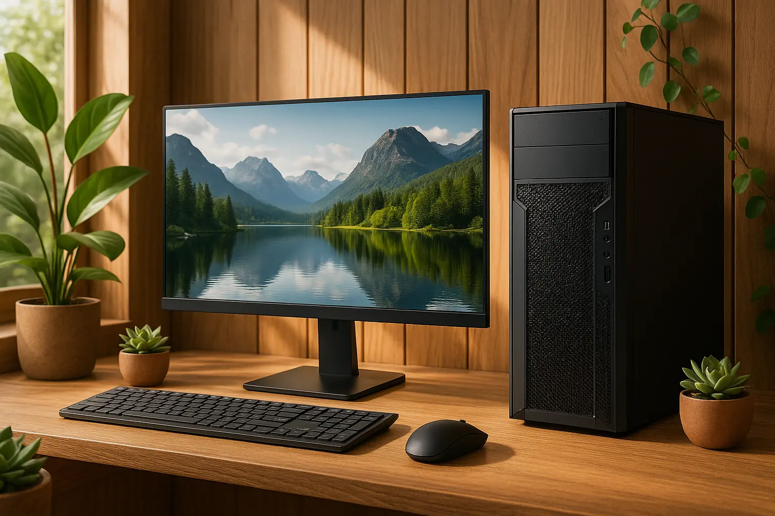 Computador Mancer Intel i5 com Monitor: Kit Pronto para Tudo