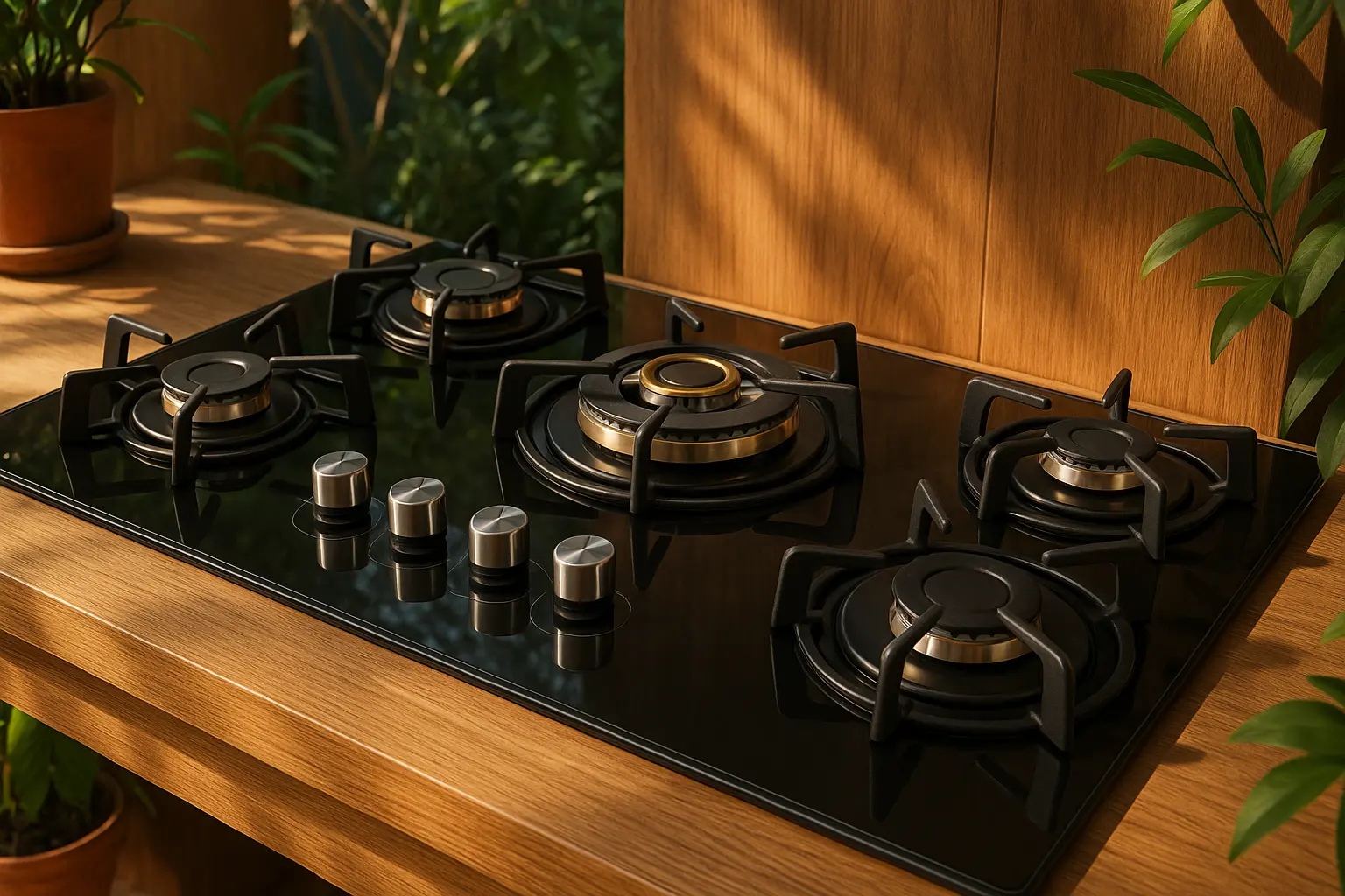 Cooktop 5 Bocas Dako Supreme: Potência e Elegância