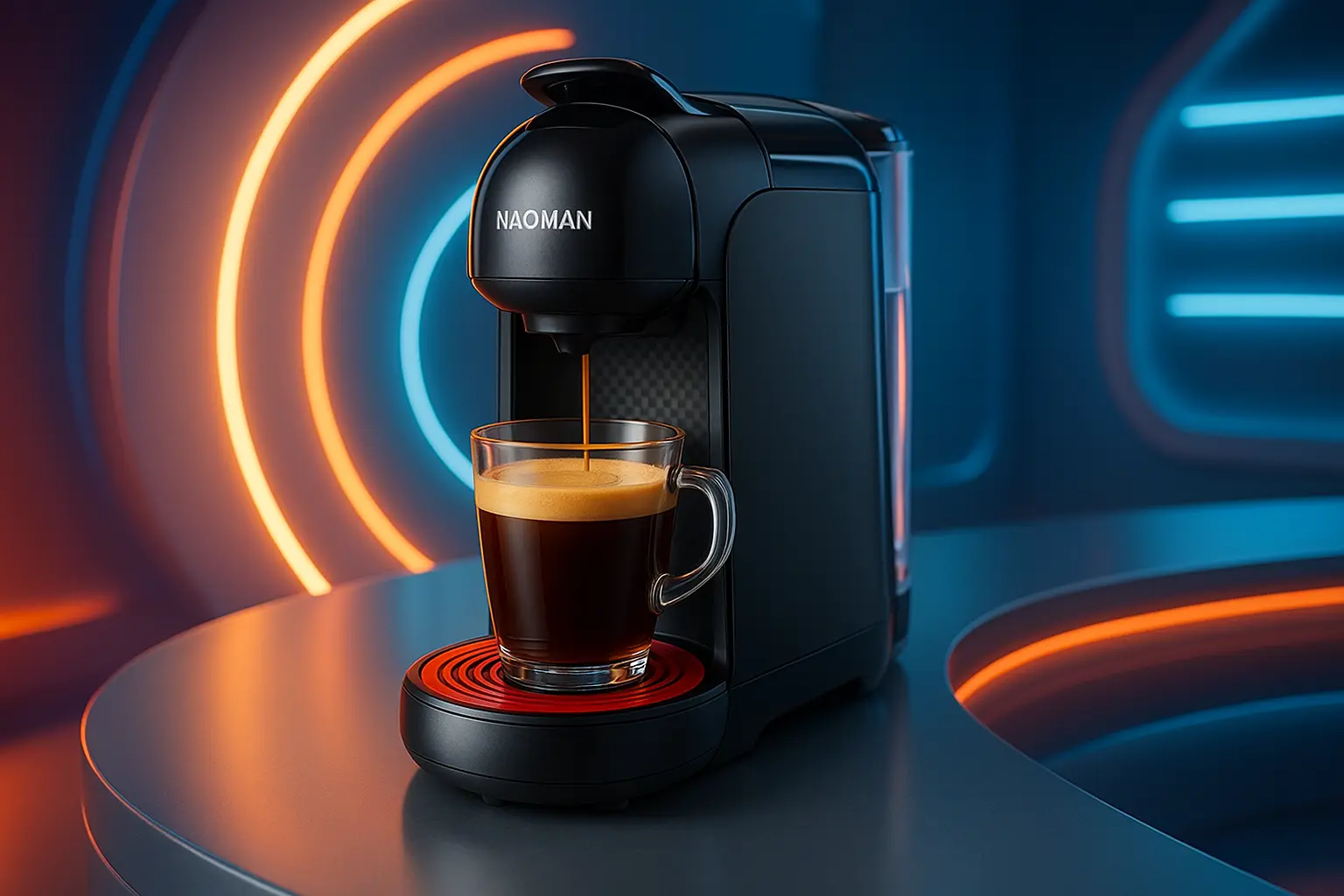 Cafeteira de Cápsula Naoman 127V: Rápida, Versátil e Moderna