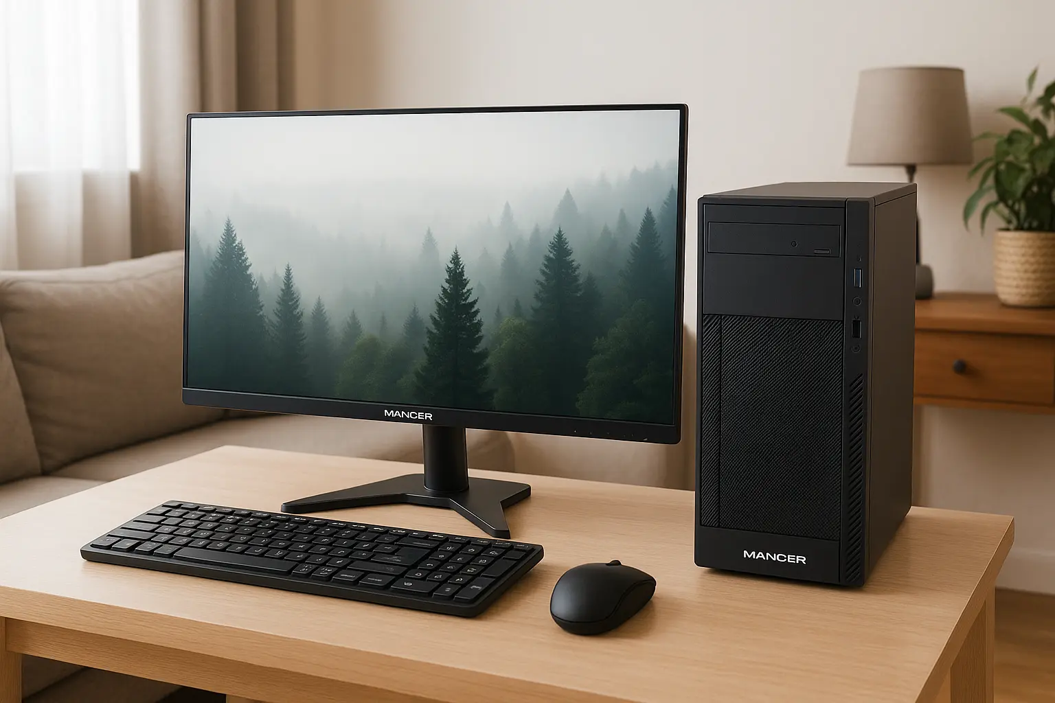 Computador Mancer Intel i5 com Monitor e Kit: Ideal para Tarefas Diárias