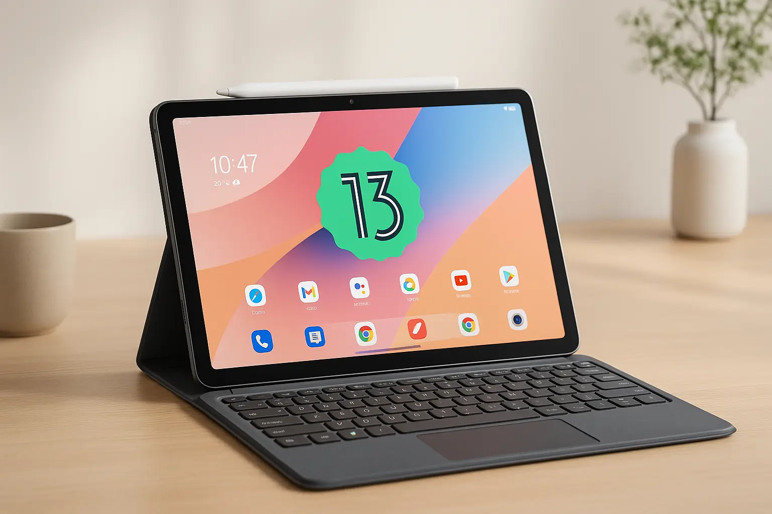 CUPEISI CP20: Tablet 2 em 1 com Android 13 e Acessórios