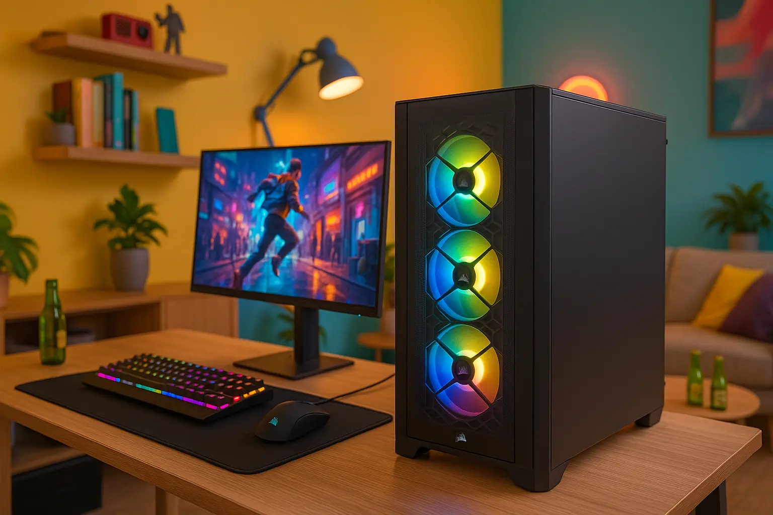 Corsair 4000D RS ARGB: Design Modular com Alto Fluxo de Ar