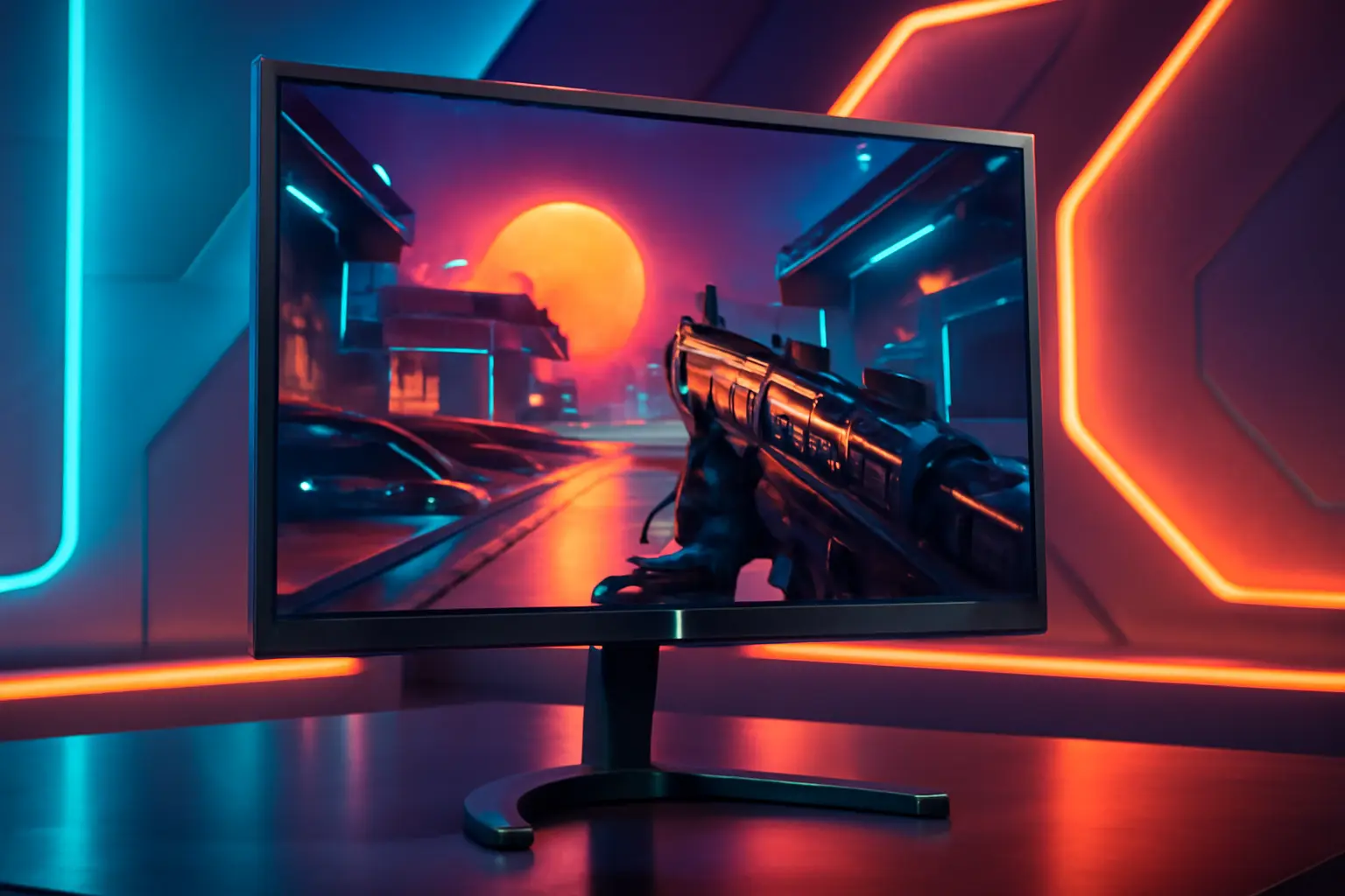Monitor PC Gamer LG 24MS500 24” IPS 100Hz Full HD HDMI 2x: Desempenho e Imersão Visual para Jogadores