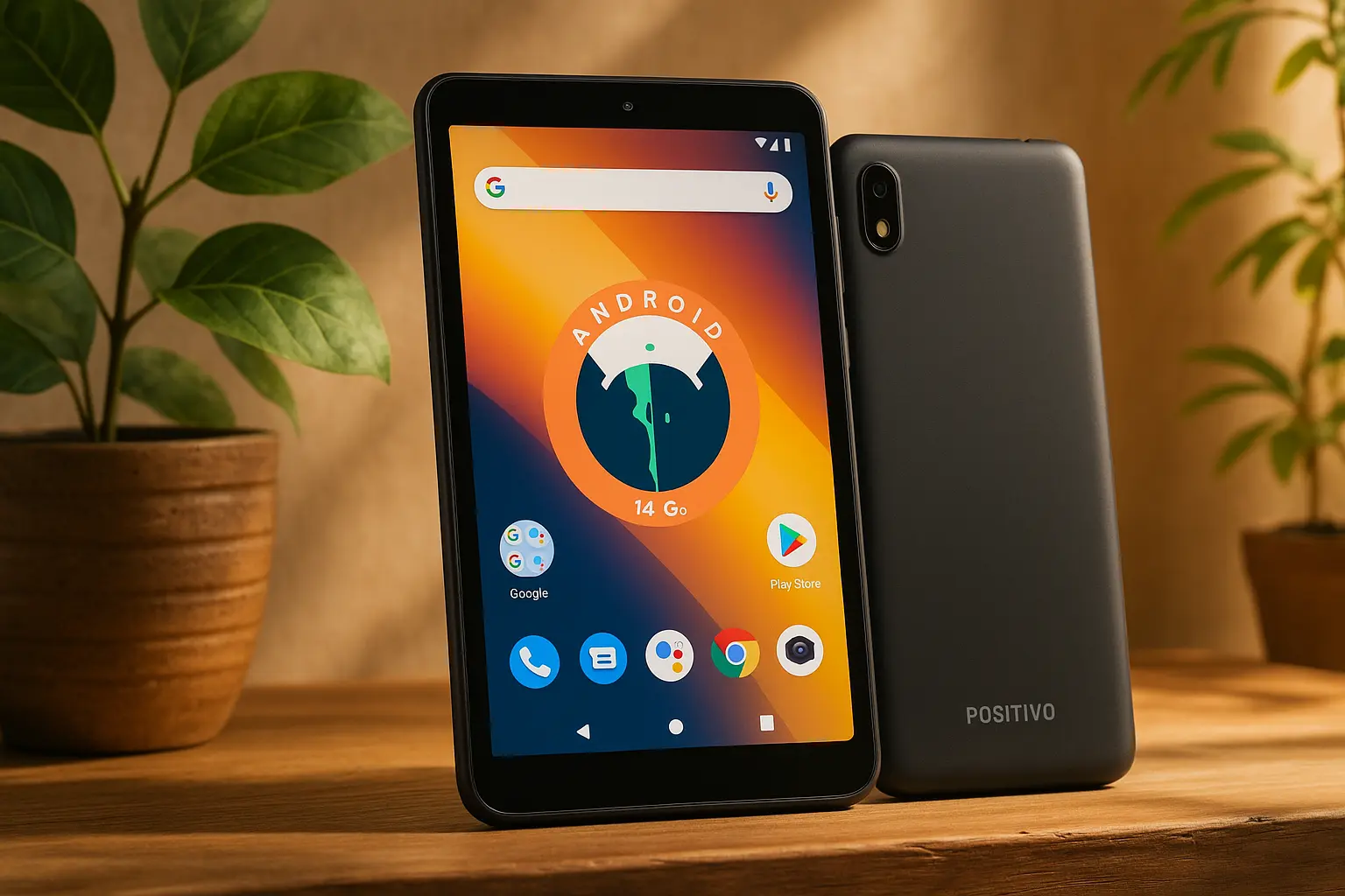 Tablet Positivo Vision Tab 7 Stitch com Android 14 Go