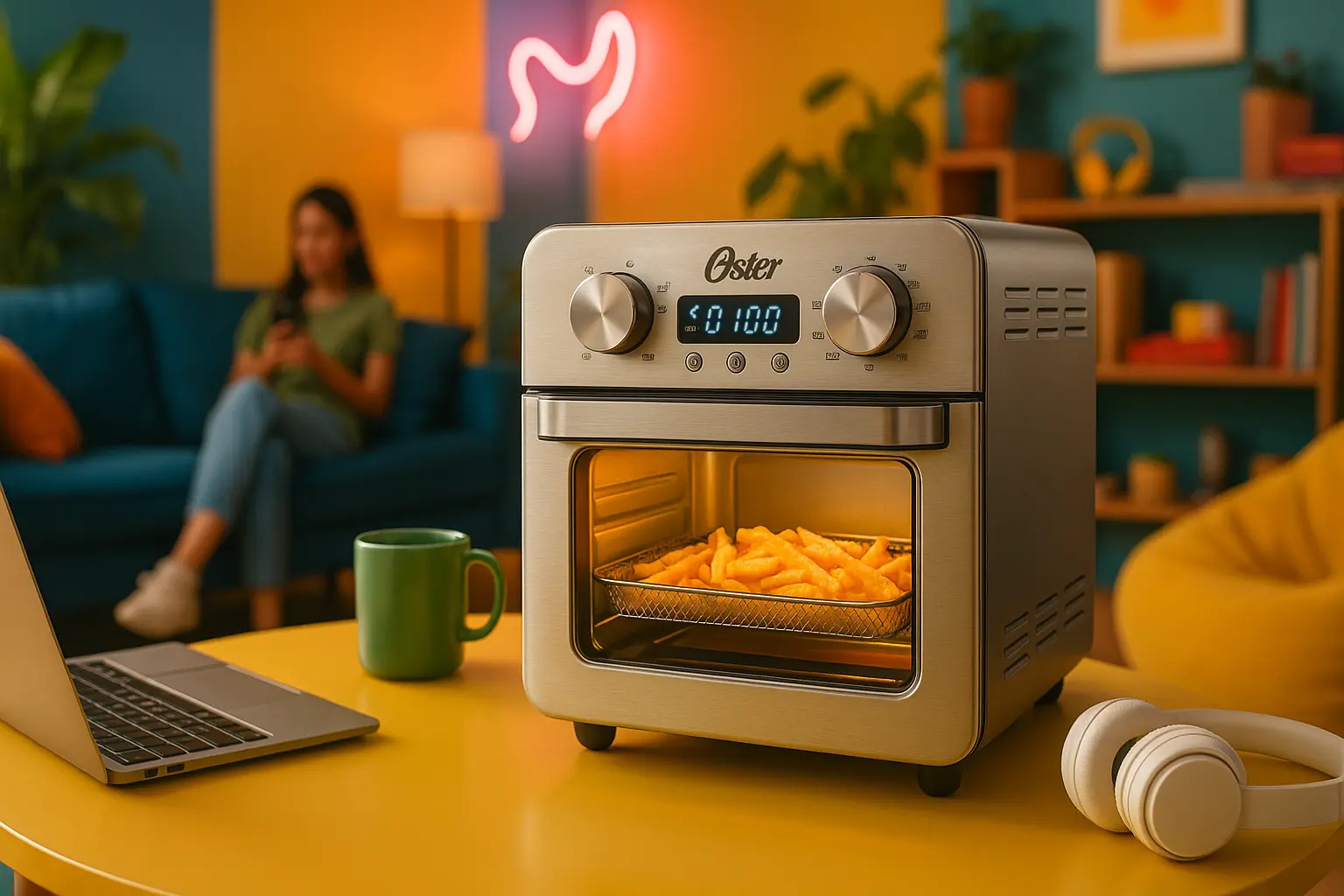 Oster Forno e Fryer 15L Multifunções Compact 10 em 1