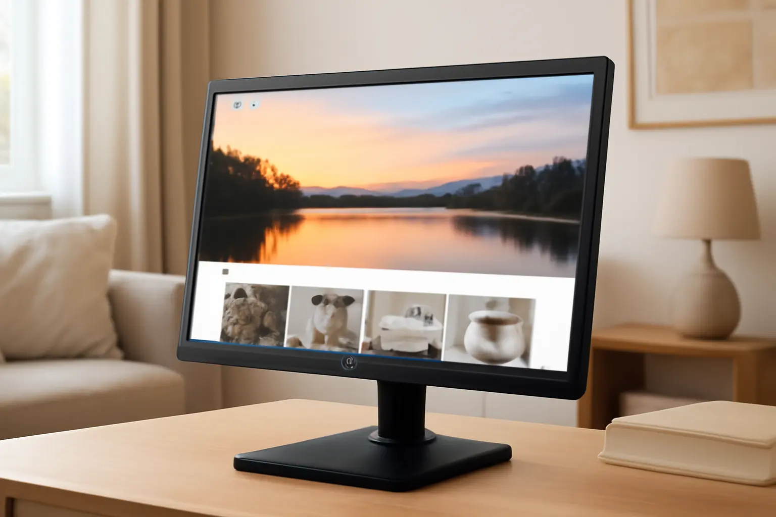 Monitor LG 19.5'' LED HD - HDMI, 2ms, Ajuste de Inclinação, Reader Mode