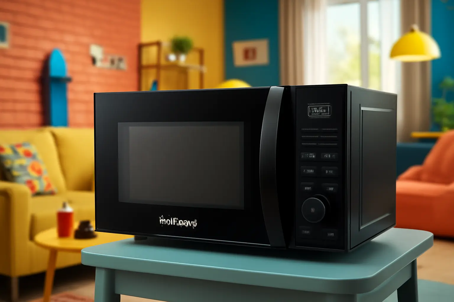 Micro-ondas Britânia 25 Litros Limpa Fácil Preto 1100W BMO28 220V