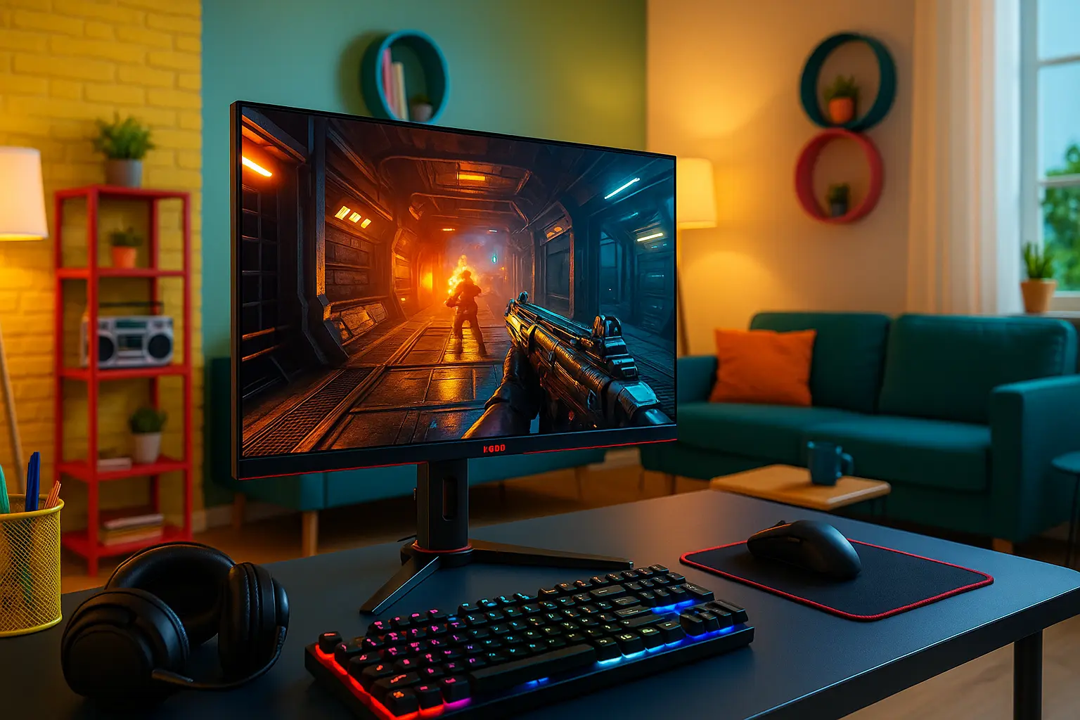 Monitor Gamer AOC Hero 24" 165Hz 1ms com Altura Ajustável