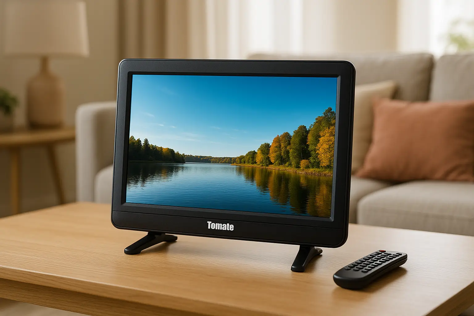 TV Portátil LED Tomate 14" com USB e 12V