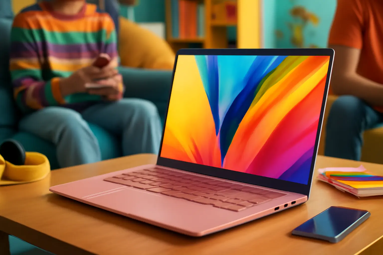 Notebook ASUS Vivobook GO 15, 4GB, 128GB SSD, 15,6" LED – Rose Pink