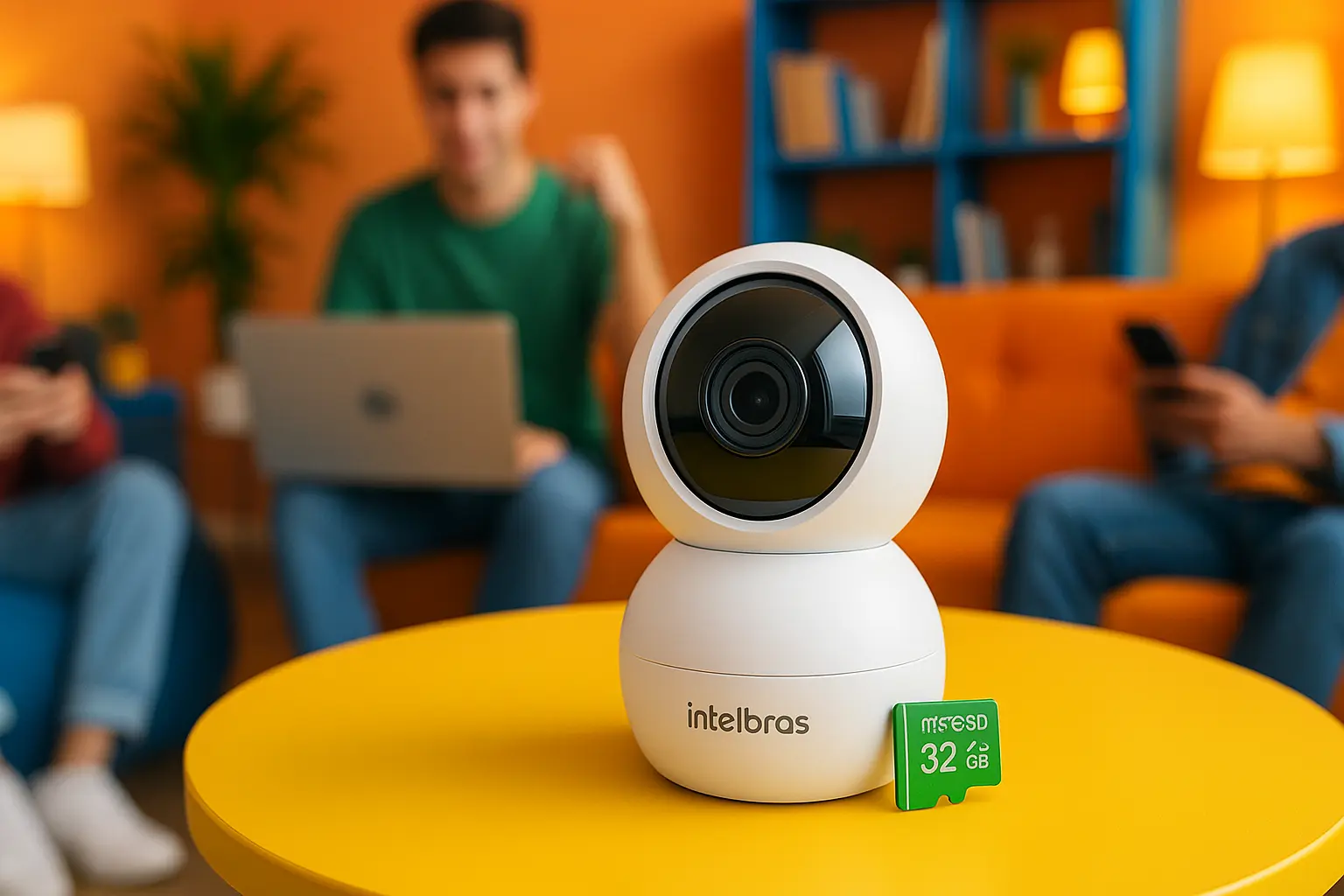 Intelbras Câmera Wi-Fi iM5 SC com MicroSD 32GB: Segurança em Alta Definição