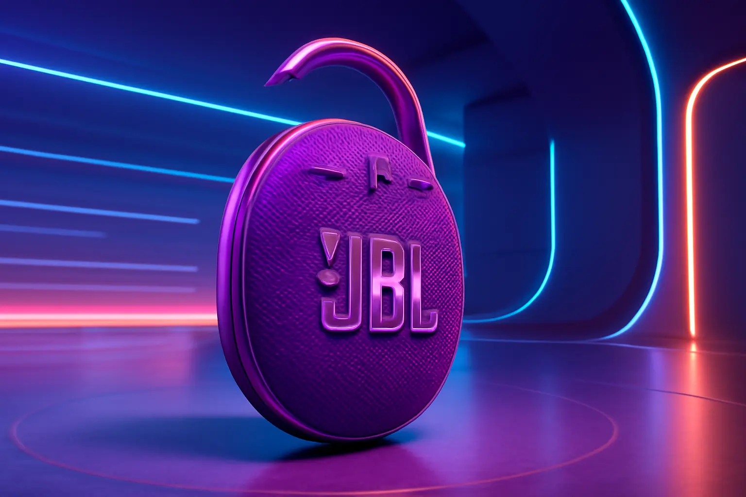 Caixa de Som Bluetooth Portátil JBL Clip 5 Roxa: Som Potente em Qualquer Lugar