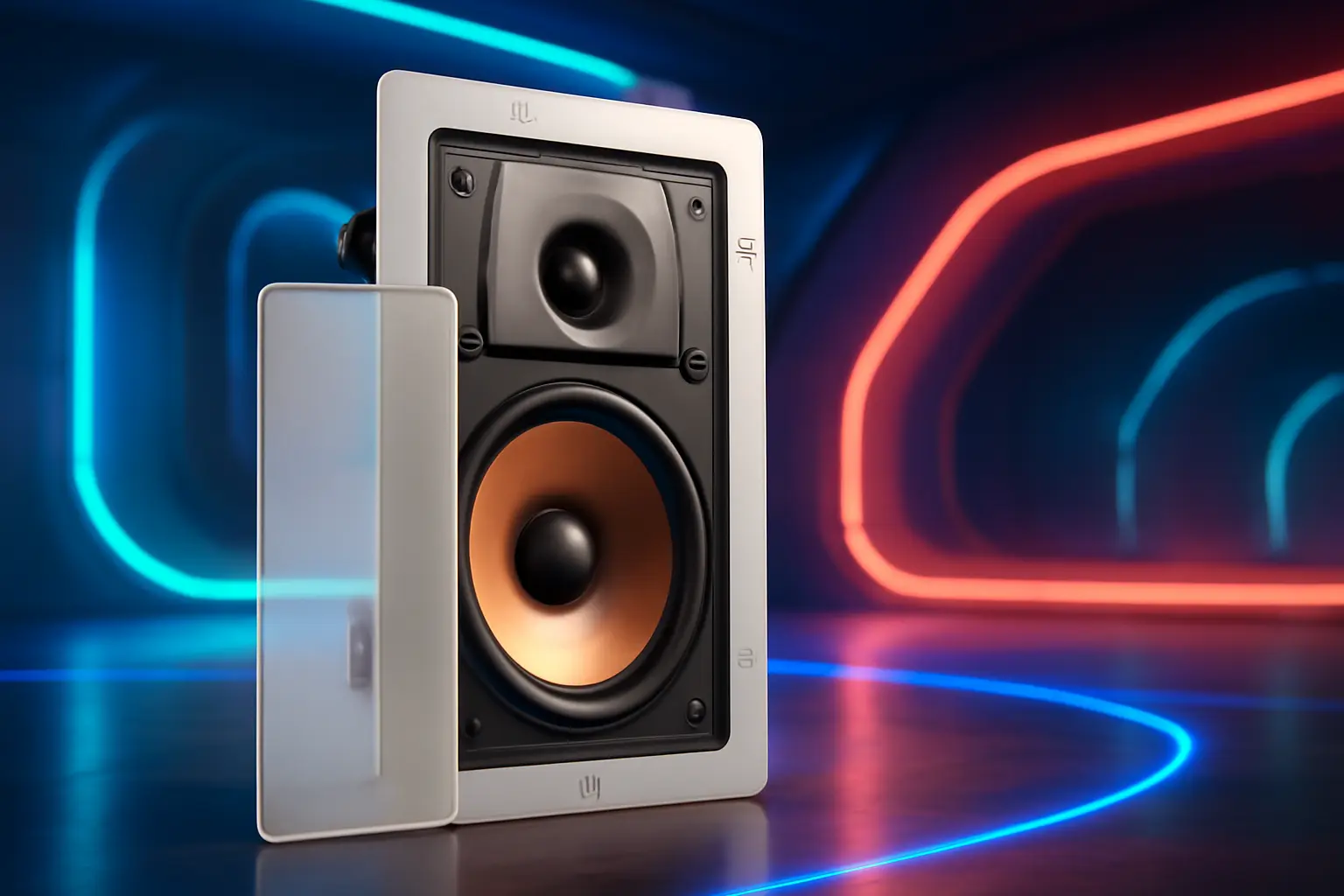 Caixa Acústica de Embutir JBL CI6R Plus Arandela Retangular 160W: Potência e Qualidade de Som