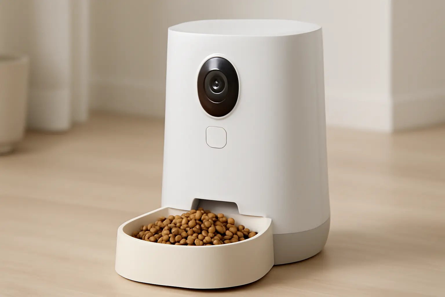 Alimentador Automático para Animais de Estimação com Câmera HD 1080P