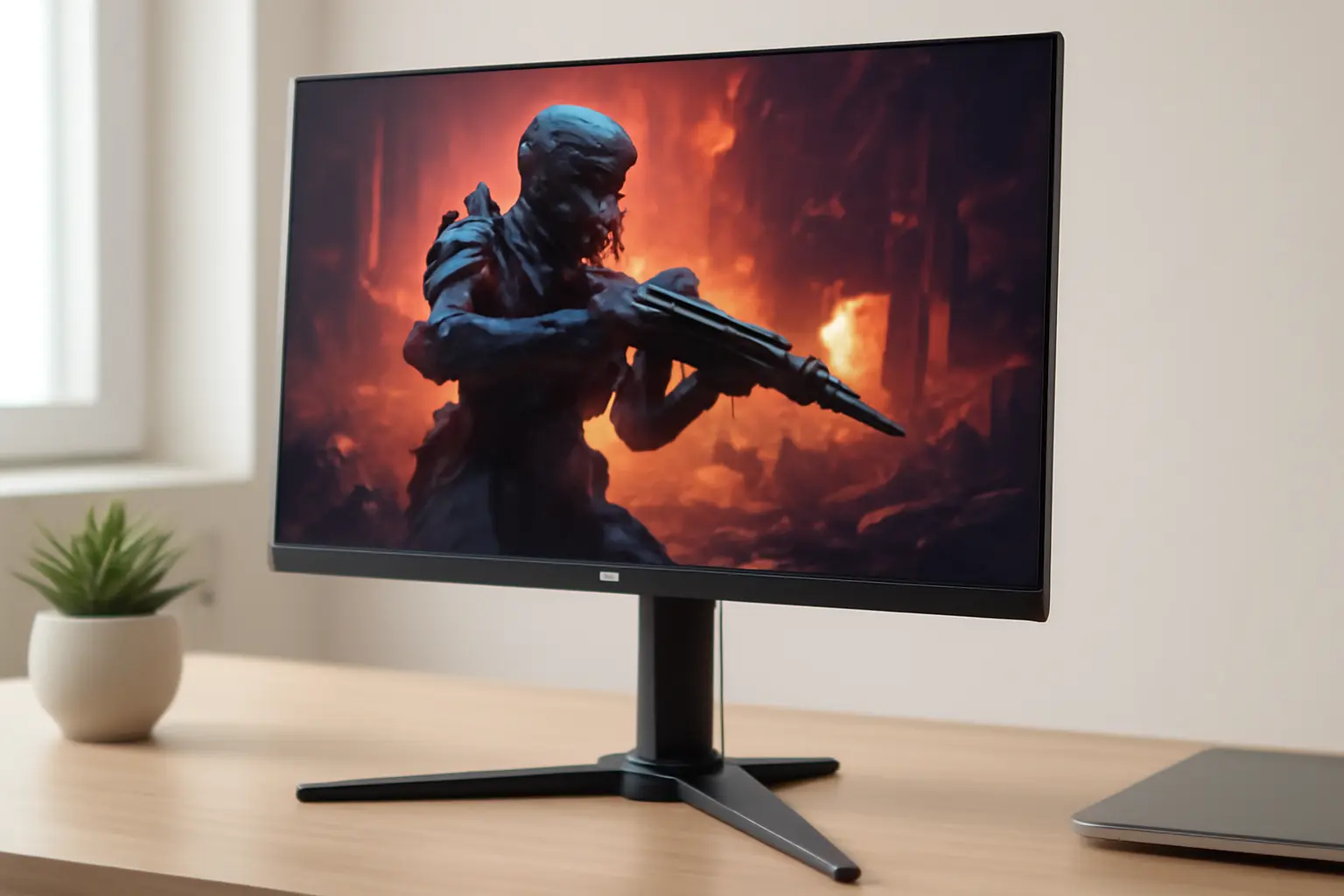 Monitor Gamer AOC 27" 180Hz 0,5ms IPS Ajuste de Altura 27G4/P: Desempenho e Agilidade para Gamers