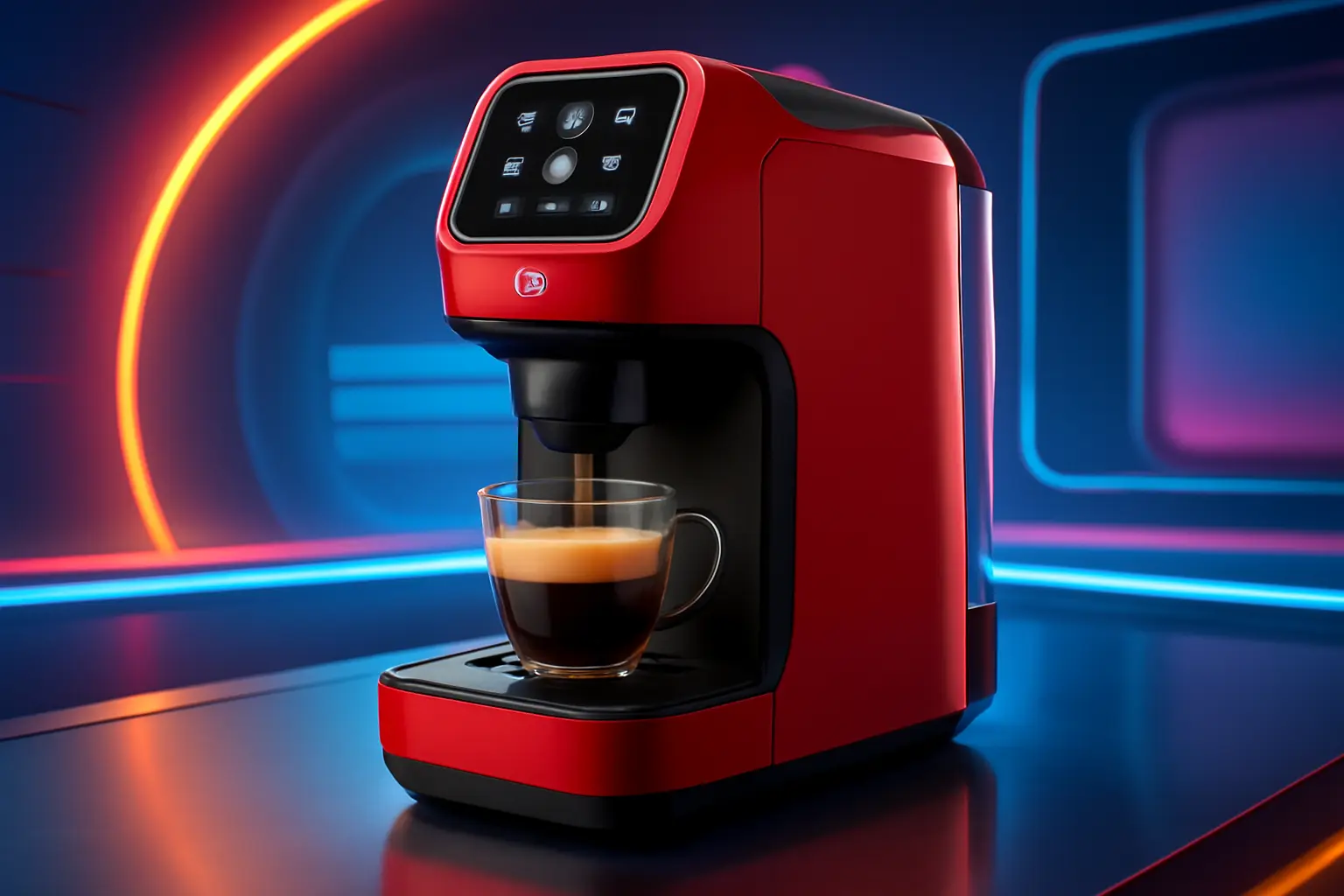 Cafeteira Espresso Touch Vermelha, 220V - TRES 3 Corações: Praticidade e Estilo no Seu Café