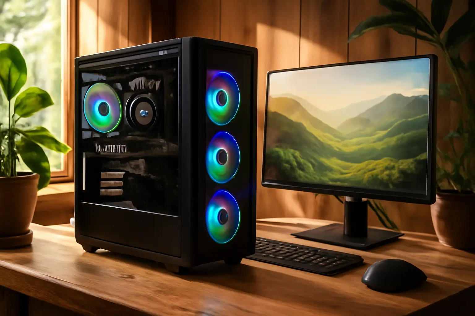 PC Gamer AMD Ryzen 5 5600G 16GB DDR4 SSD 256GB