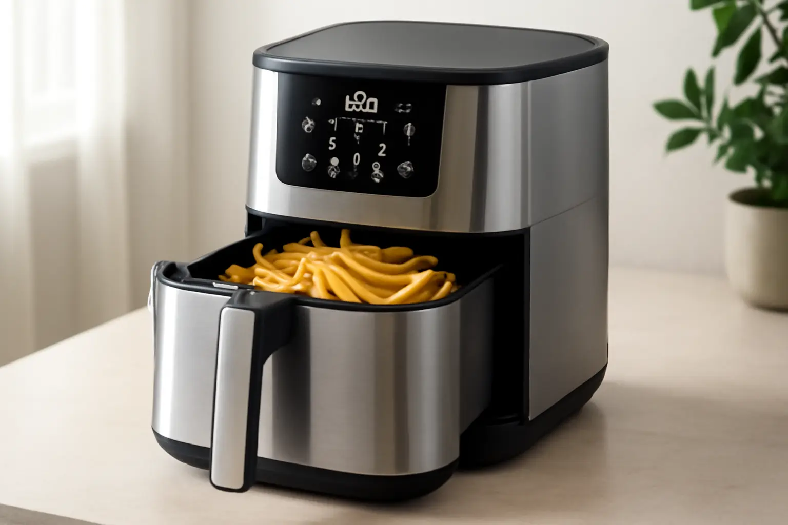 Fritadeira Ultra Digital 2 em 1 Inox 4,8L Oster com Painel Touch 220V: Potência e Versatilidade na Cozinha