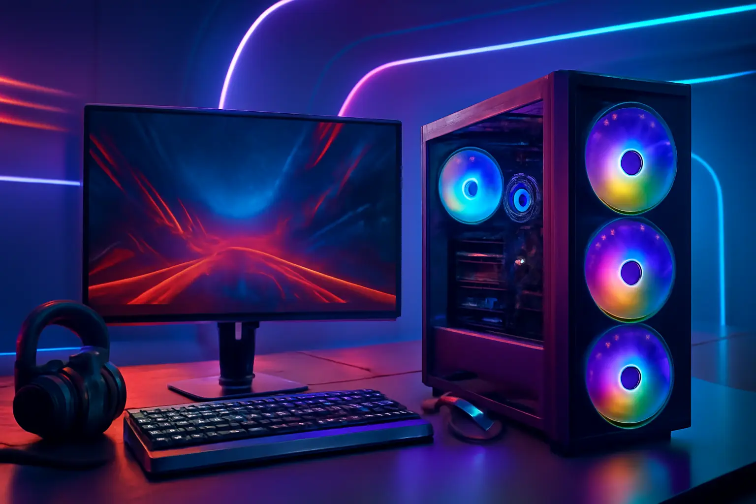 PC Gamer Completo AMD Ryzen 5 4600G | 16GB DDR4 | NVMe 500GB | Monitor 21,5” 100Hz | Kit Gamer: Desempenho e Estilo para Gamers