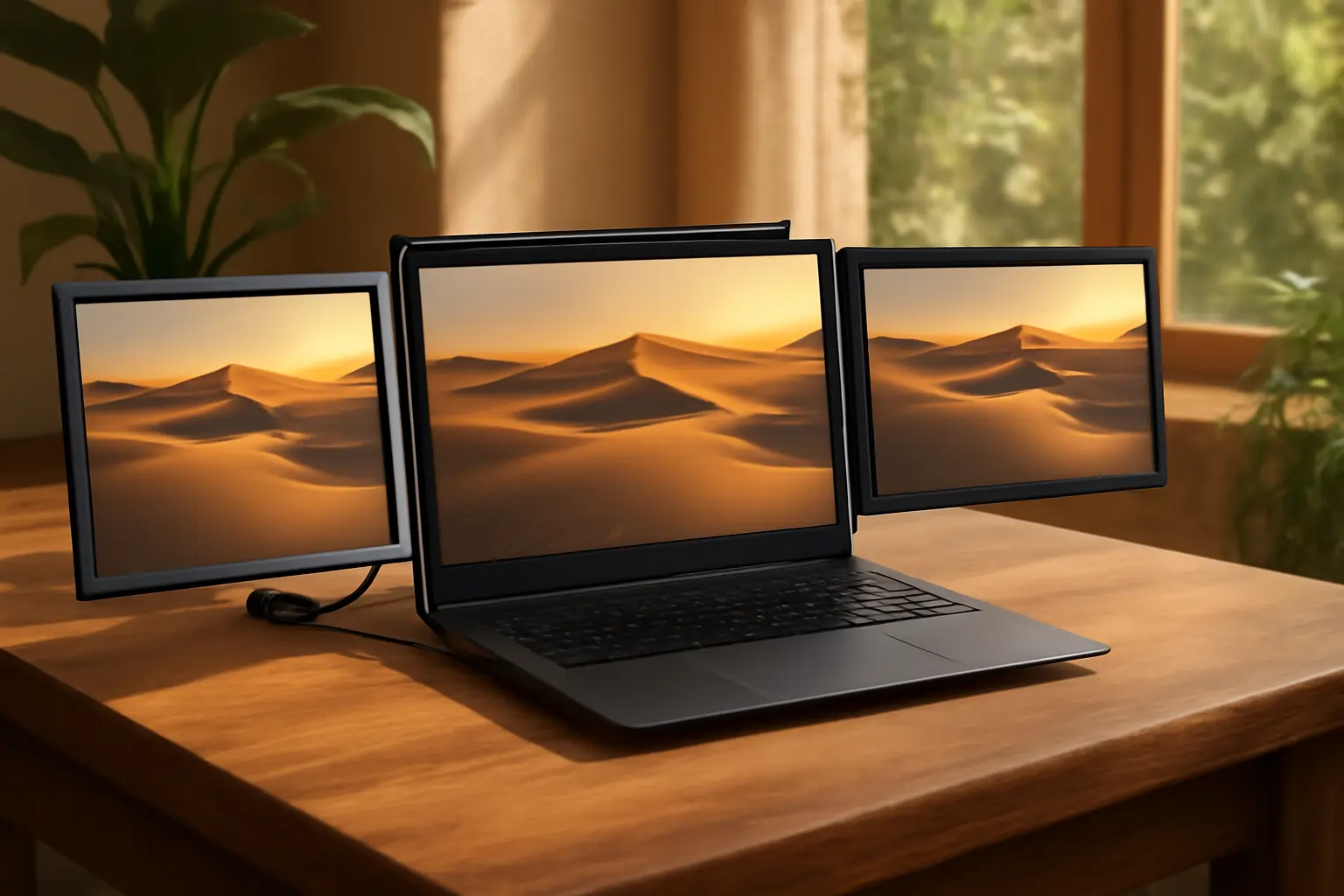 Anvazise Monitor Portátil Triplo 11.6''/14.1'' FHD IPS