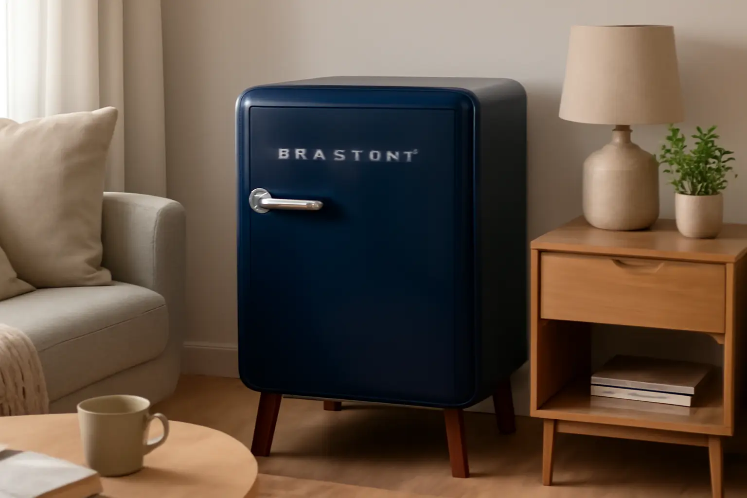 Frigobar Brastemp Retrô 76 Litros Midnight Blue: Design Elegante e Eficiência