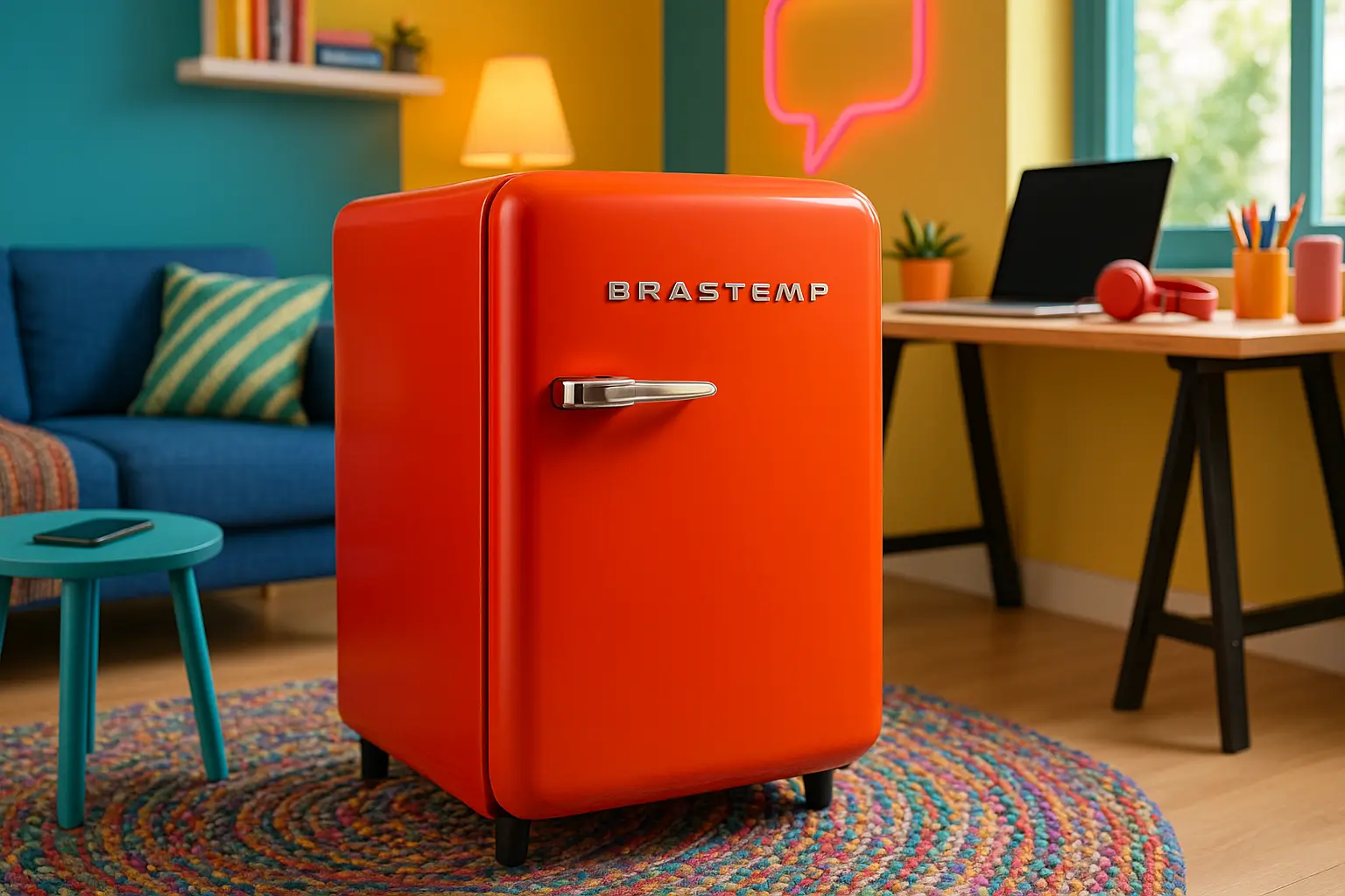 Frigobar Retrô Brastemp 76 Litros: Estilo e Eficiência em um Só Lugar