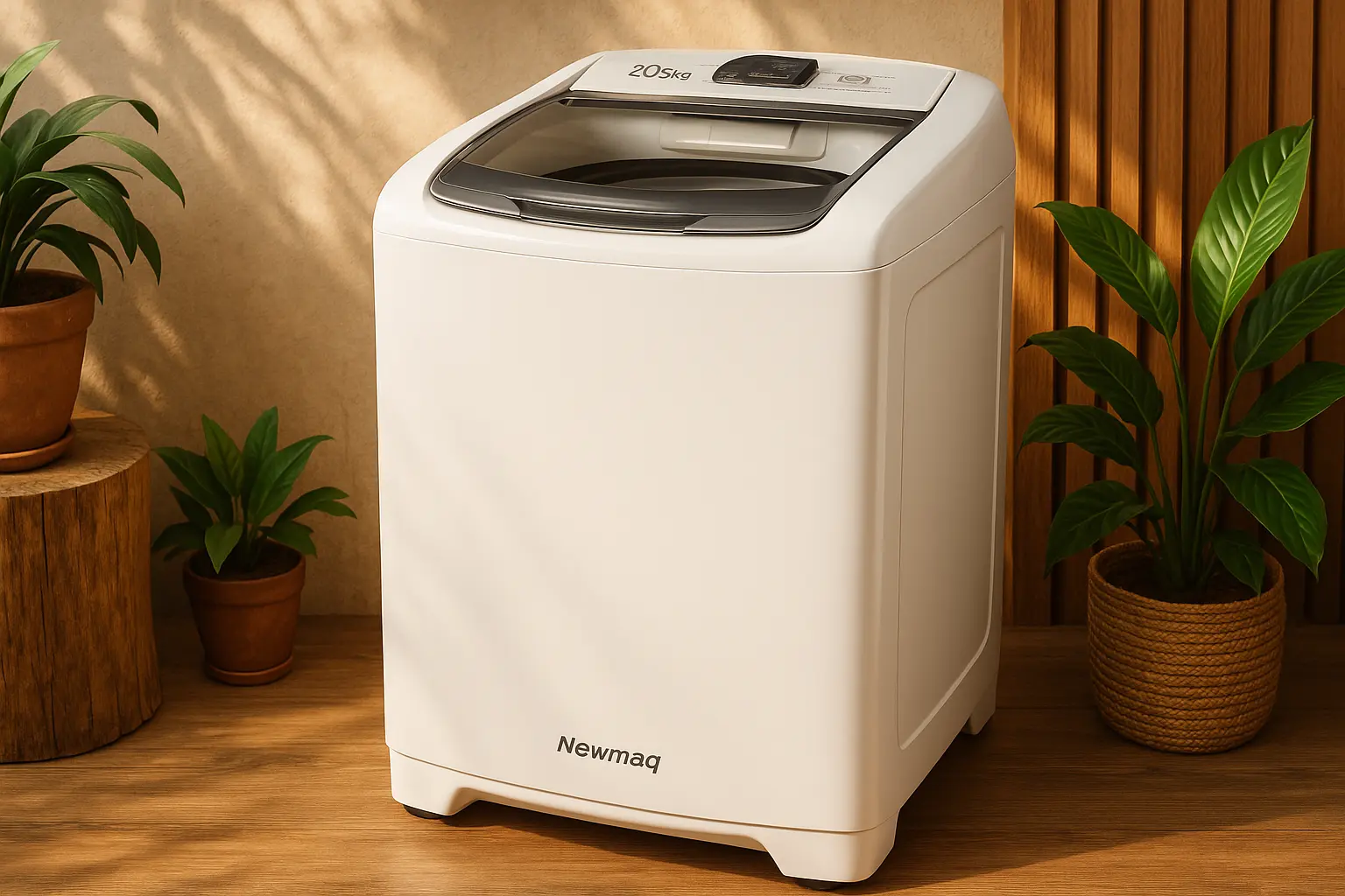 Lavadora Roupa 20.5Kg Newmaq: Potência e Simplicidade