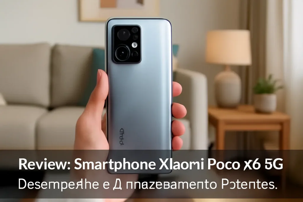 Smartphone Xiaomi Poco X6 5G: Desempenho e Armazenamento Potentes