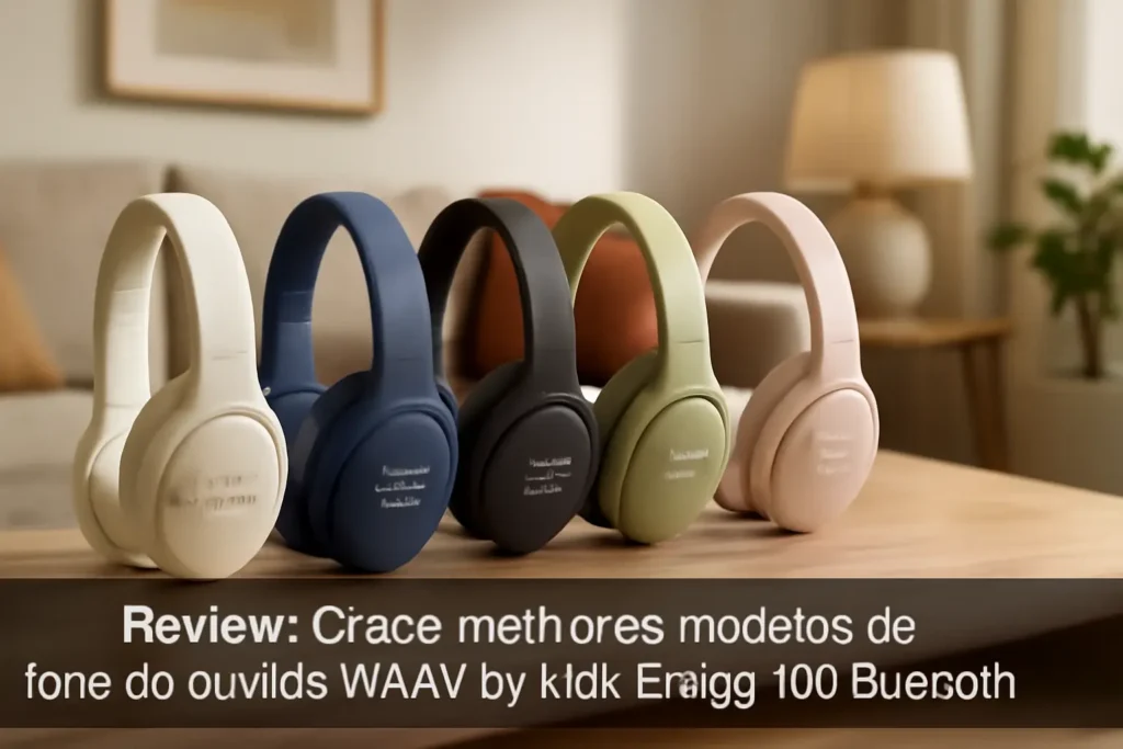 Cinco Melhores Modelos de  fone de ouvido waaw by alok energy 100 bluetooth