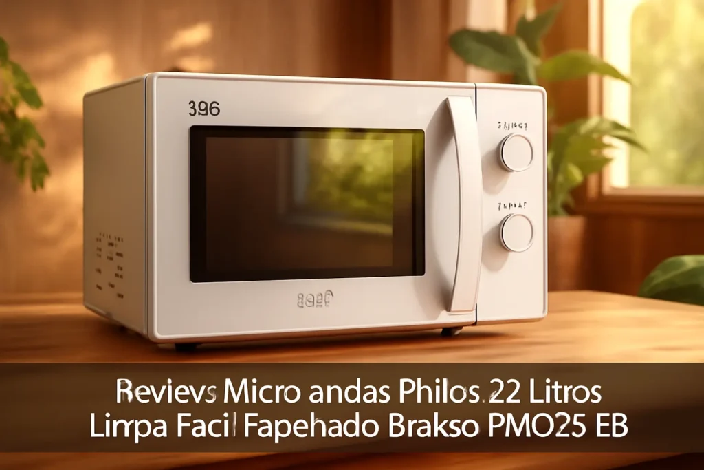 Micro-ondas Philco 20 Litros Limpa Fácil Espelhado Branco PMO23EB